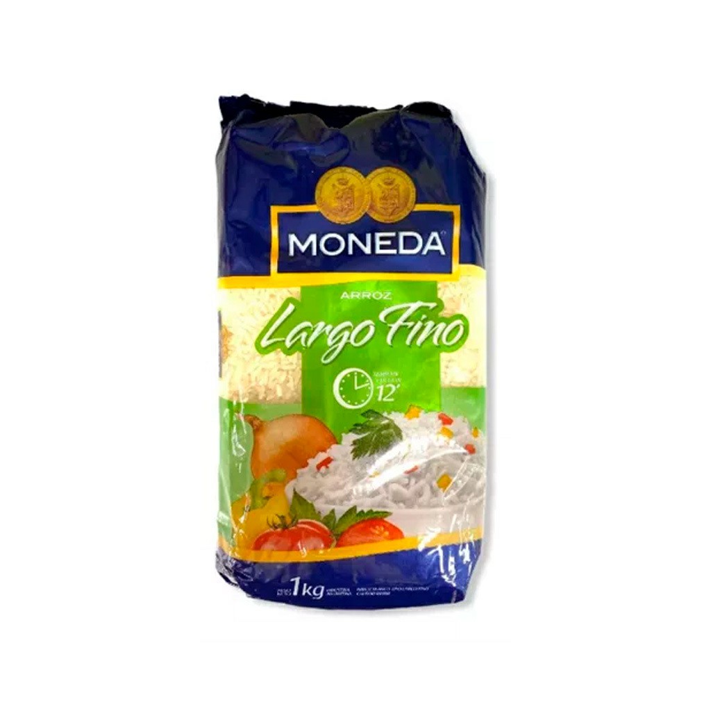 ARROZ 500G MONEDA LARGO FINO