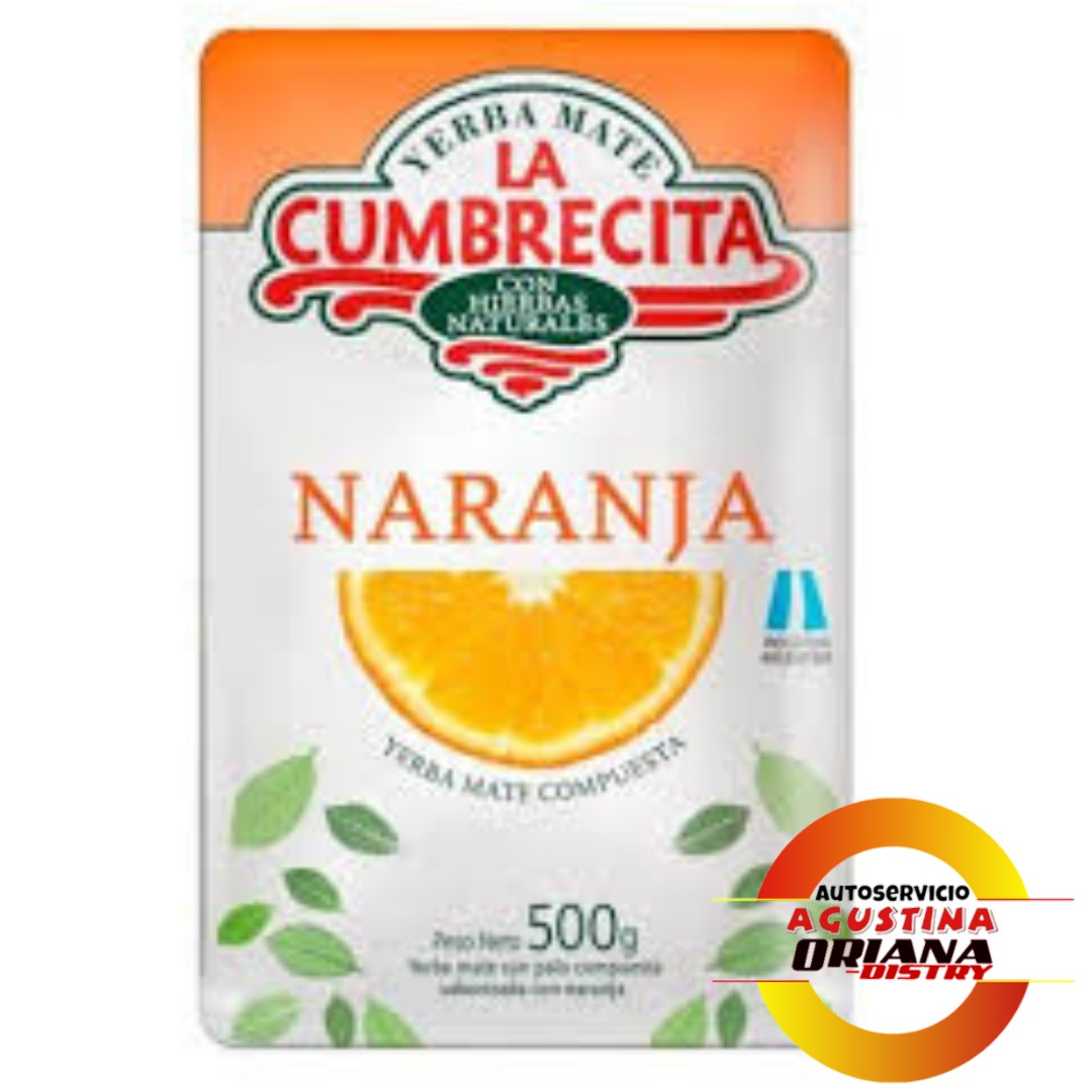 YERBA 500G LA CUMBRECITA NARANJA