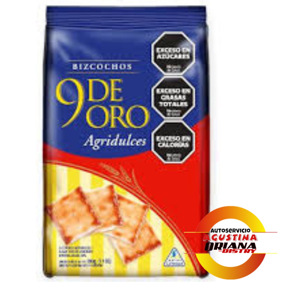 GALLETITAS NUEVE DE ORO AGRIDULCE 200G