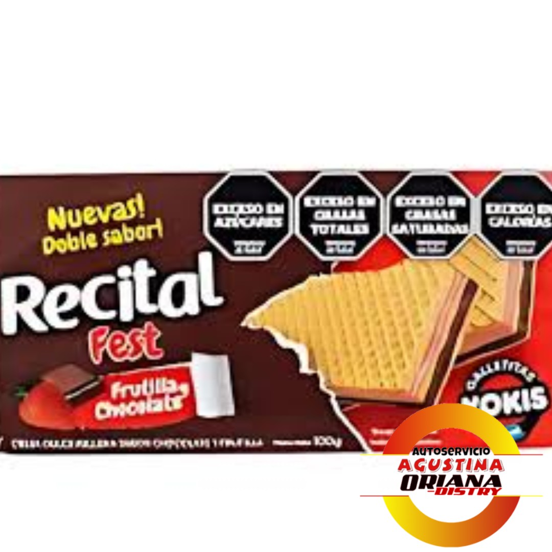 GALLETITAS RECITAL 100G CHOCO