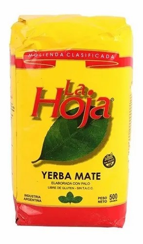 YERBA 500G LA HOJA