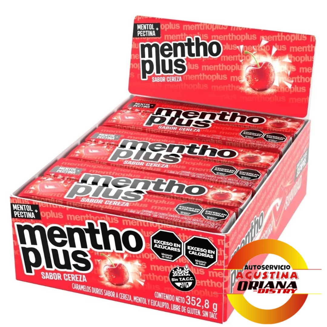 PASTILLAS MENTHOPLUS 12X30 ROJO