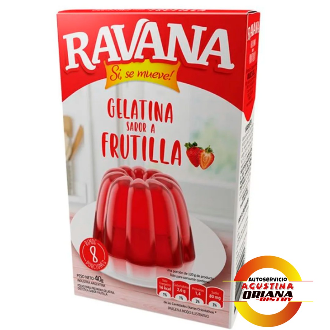RAVANA GELATINA FRUTILLA