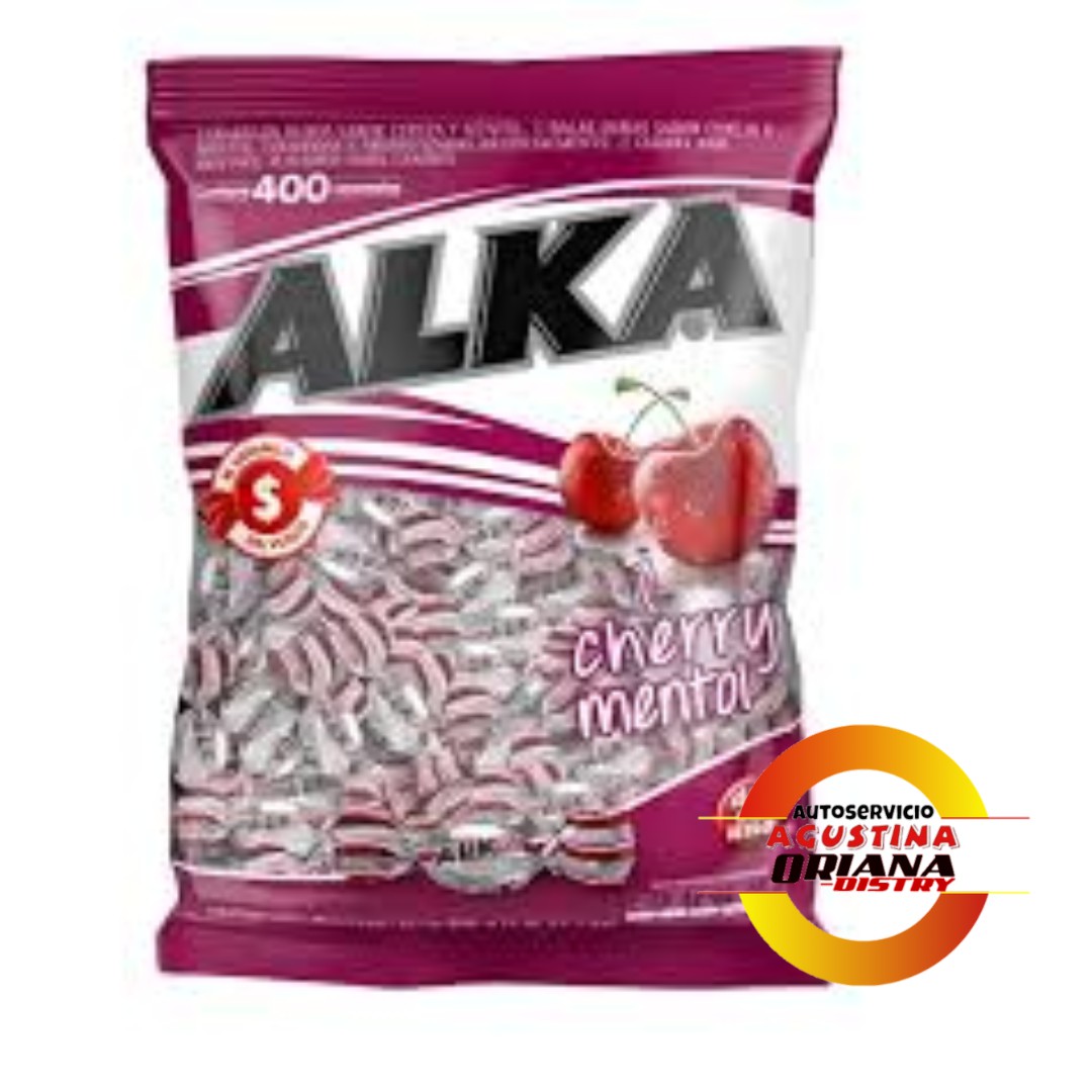 CARAMELOS ALKA 400G CHERRY