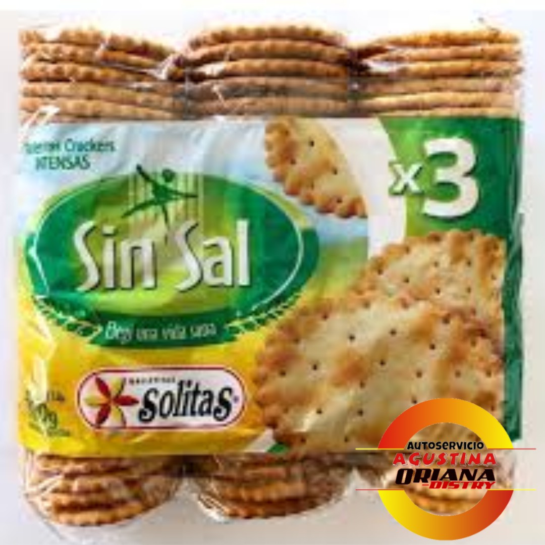 GALLETITAS SOLITAS 300G SIN SAL