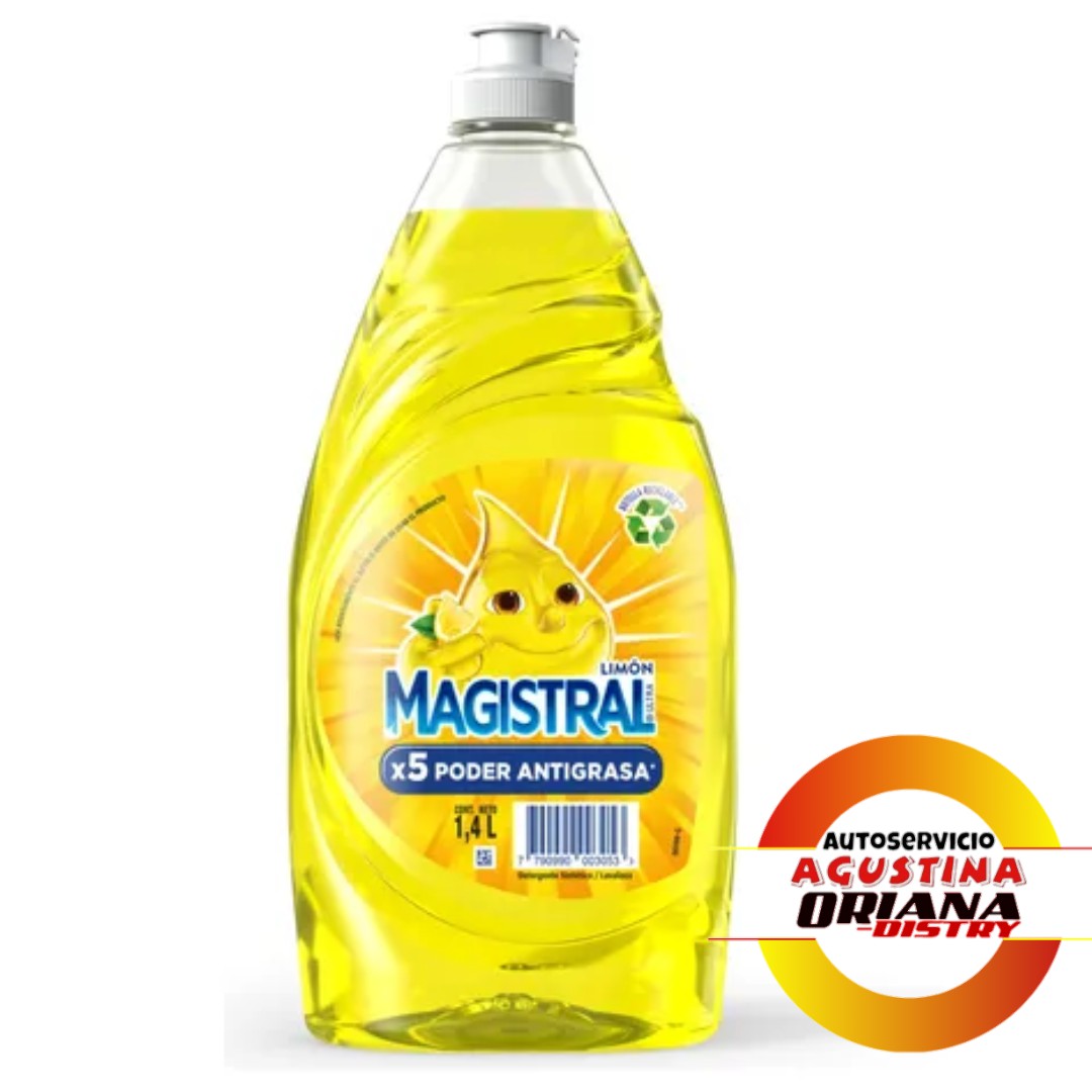 DETERGENTE 1,4LT MAGISTRAL LIMON