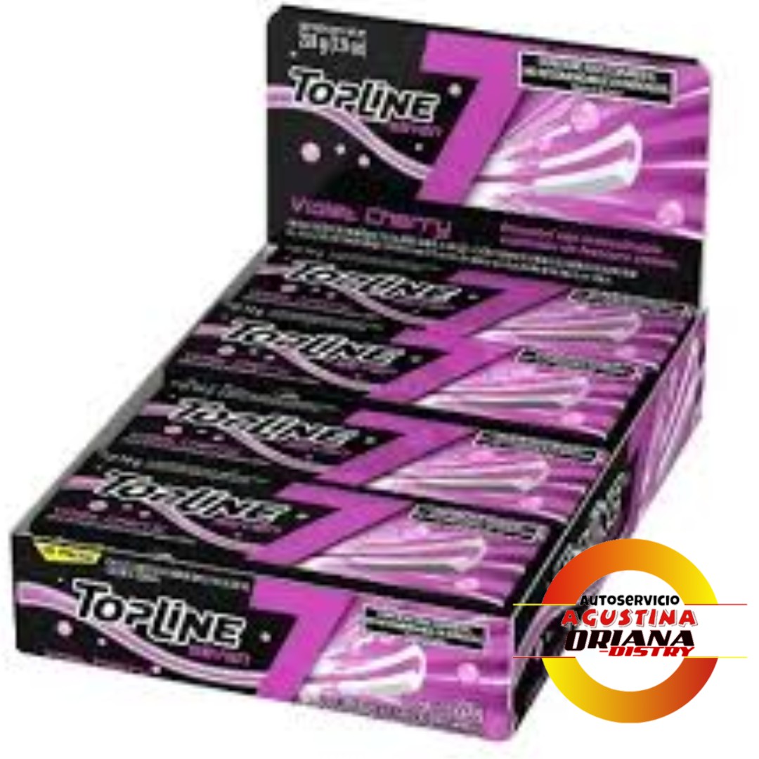 TOP LINE SEVEN CHICLE - VIOLET CHERRY - ROSA