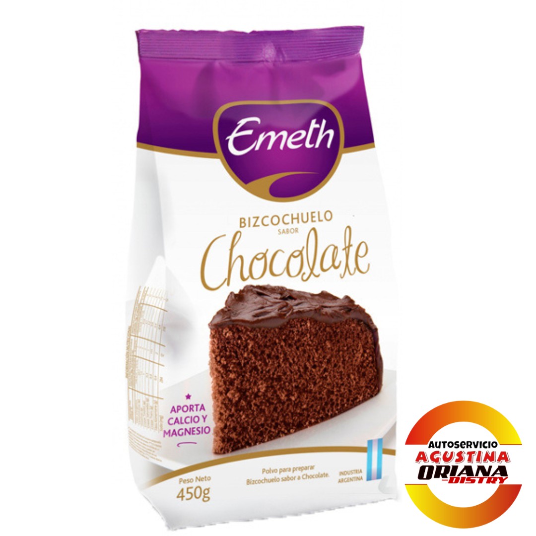 BIZCOCHUELO 450G EMETH CHOCO