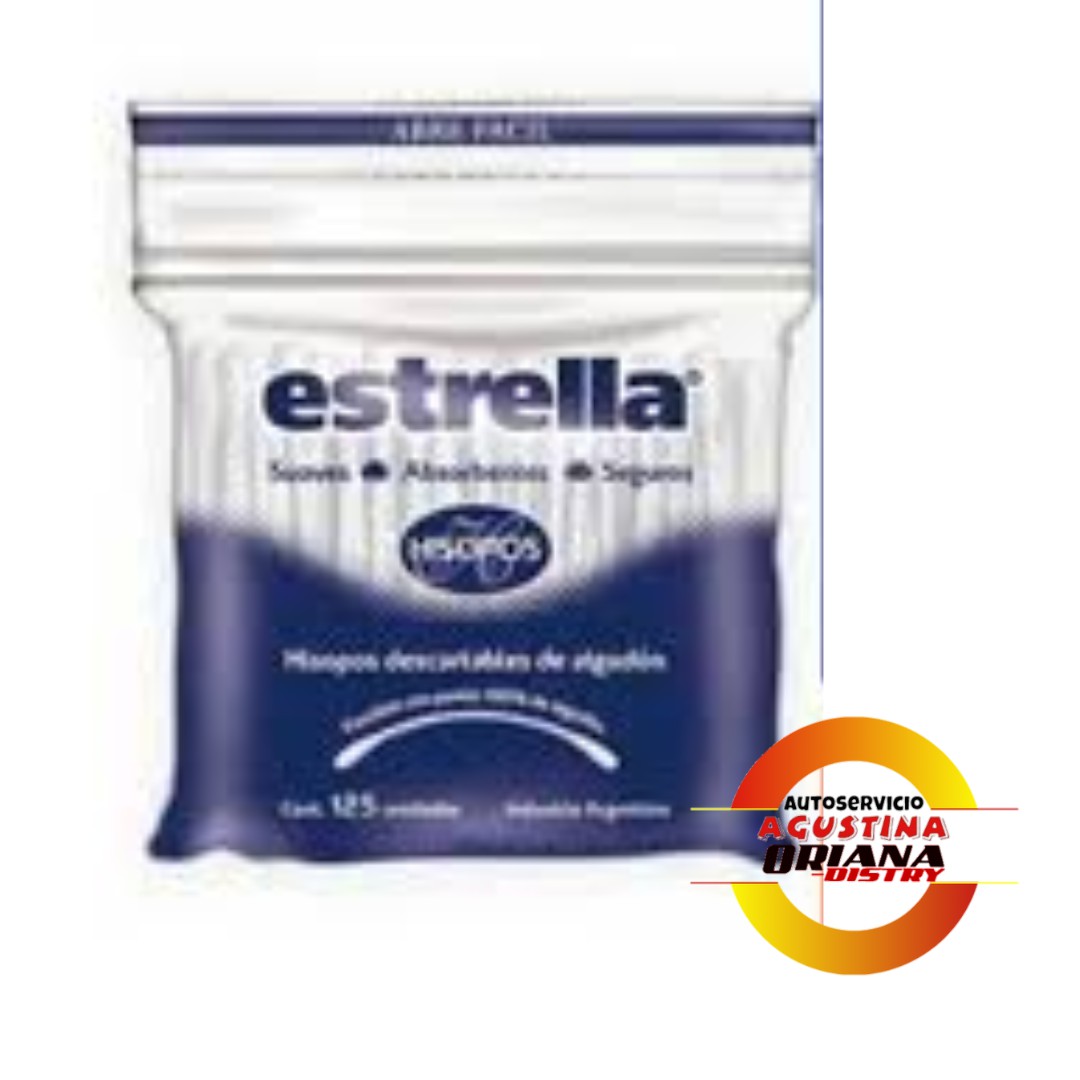 HISOPOS ESTRELLA 125U
