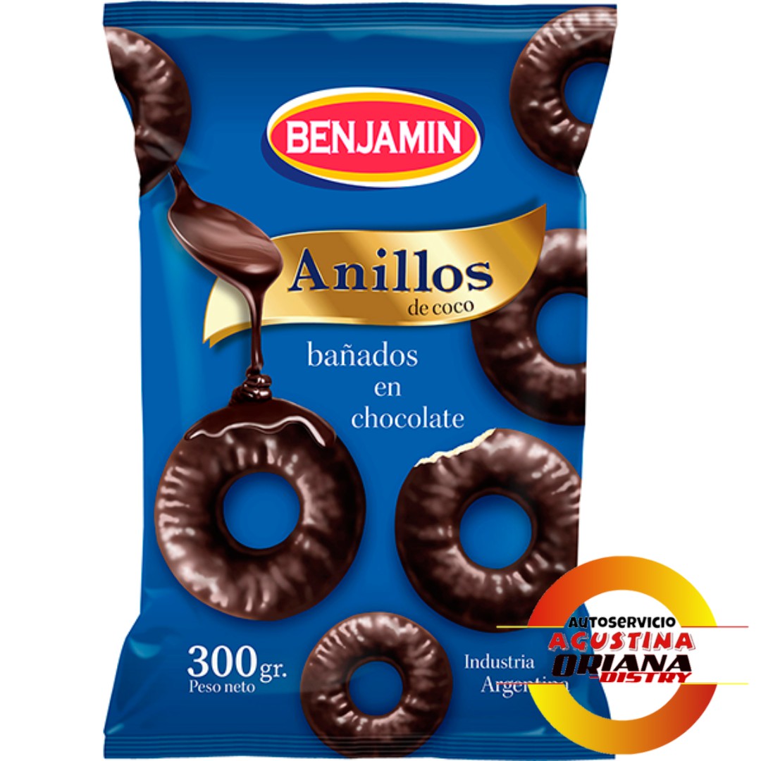 GALLETITAS BENJAMIN ANILLOS CHOCOLATE 300G