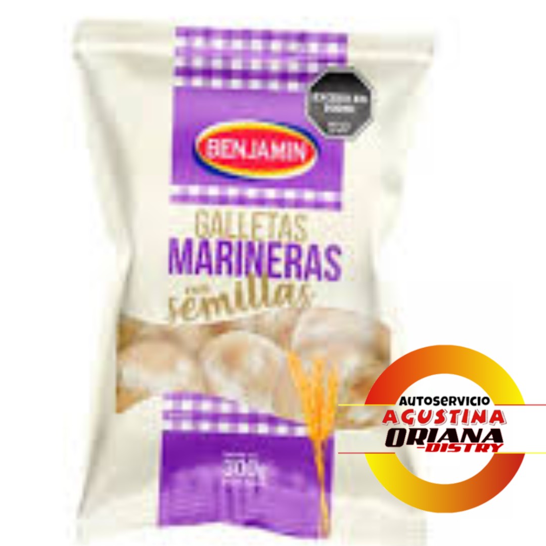 GALLETITAS MARINERAS 300G BENJAMIN CON SEMILLAS