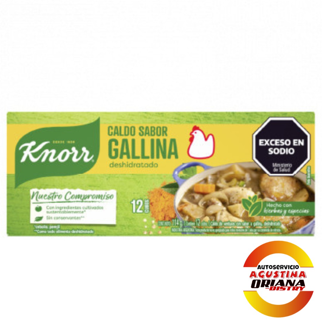 CALDO X 12 KNORR  GALLINA