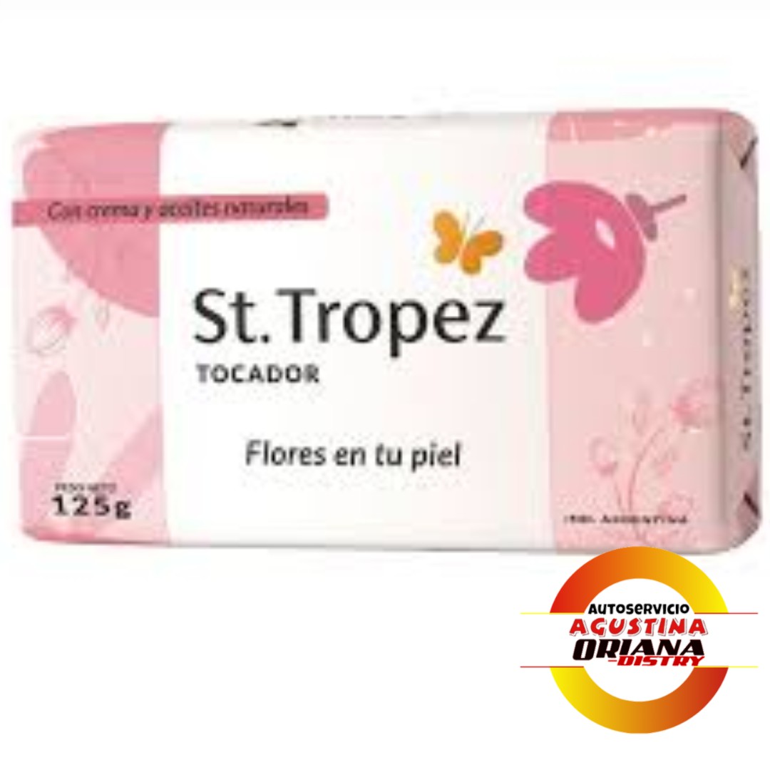 JABON TOCADOR  TROPEZ 125G  FLORES