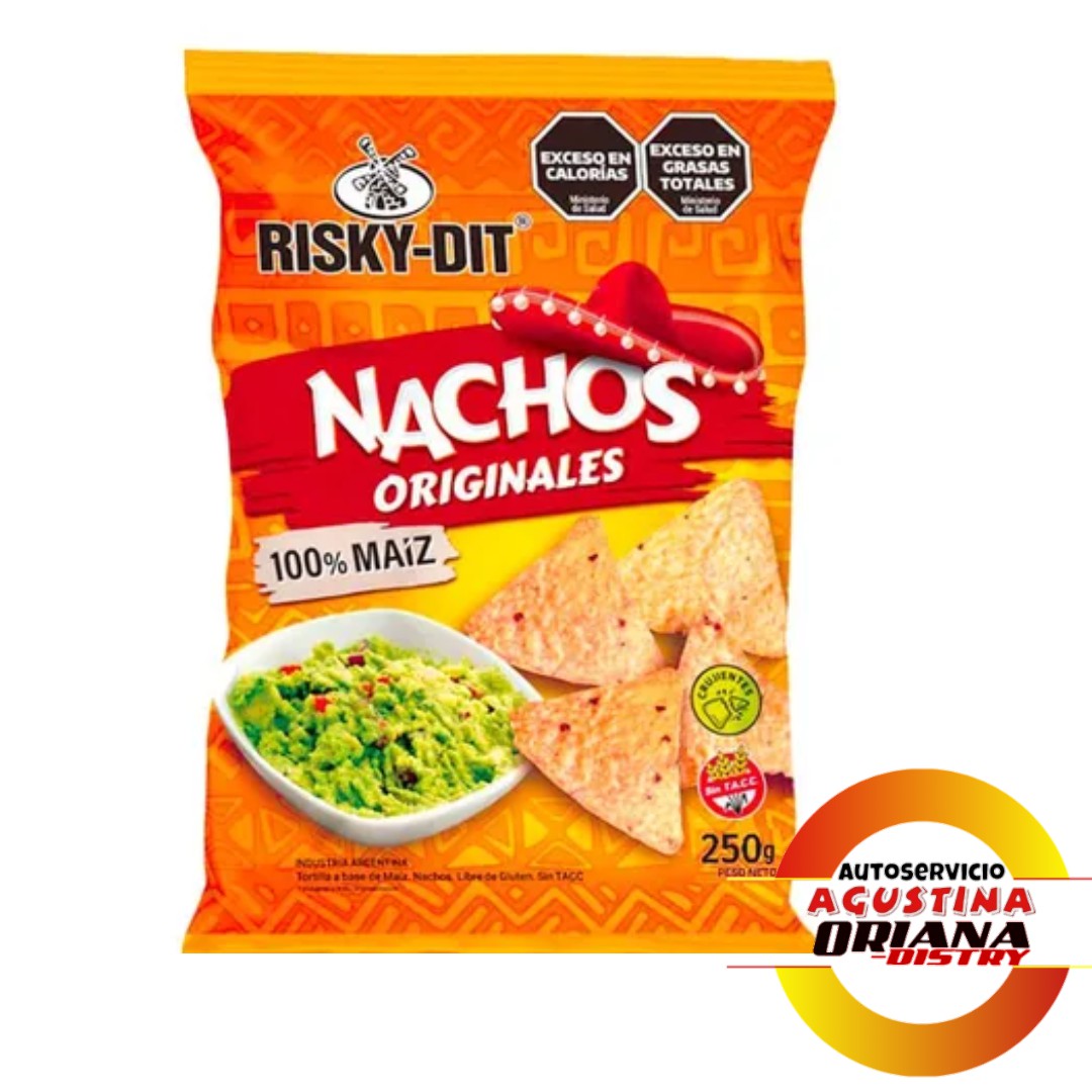 NACHOS RISKY DIT 90G PICANTE
