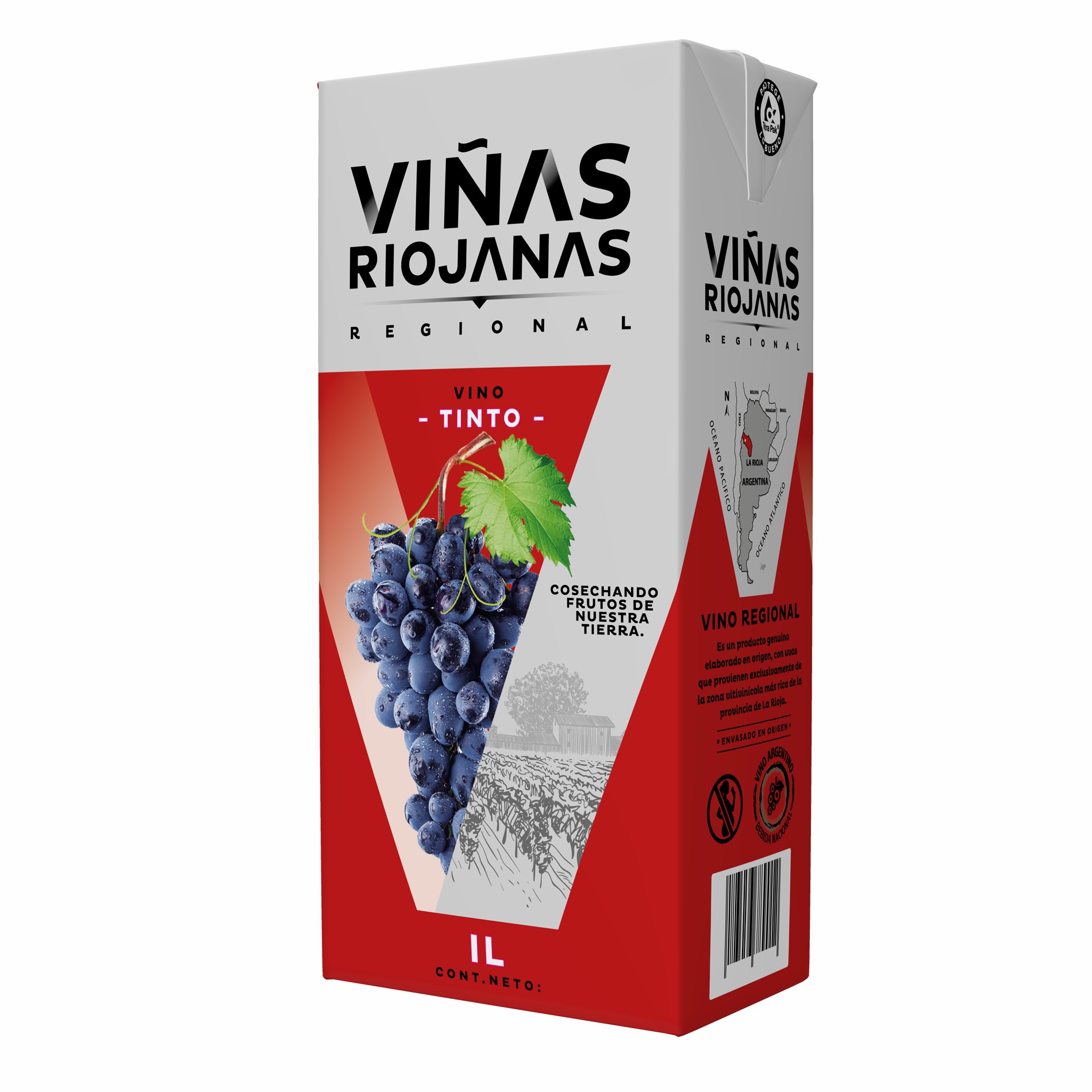 VINO VIÑAS RIOJANAS TINTO 1LT