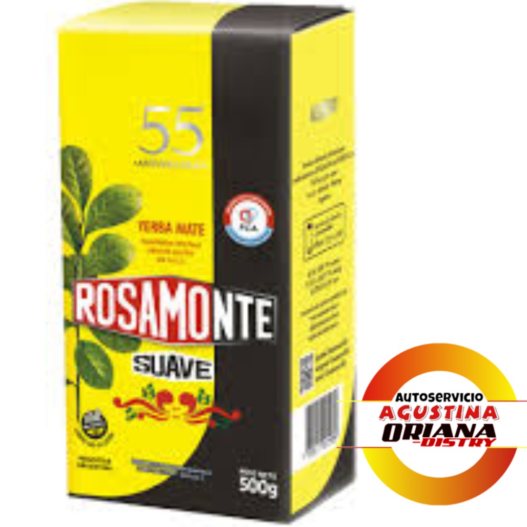 YERBA 500G ROSAMONTE  SUAVE - AMARILLA