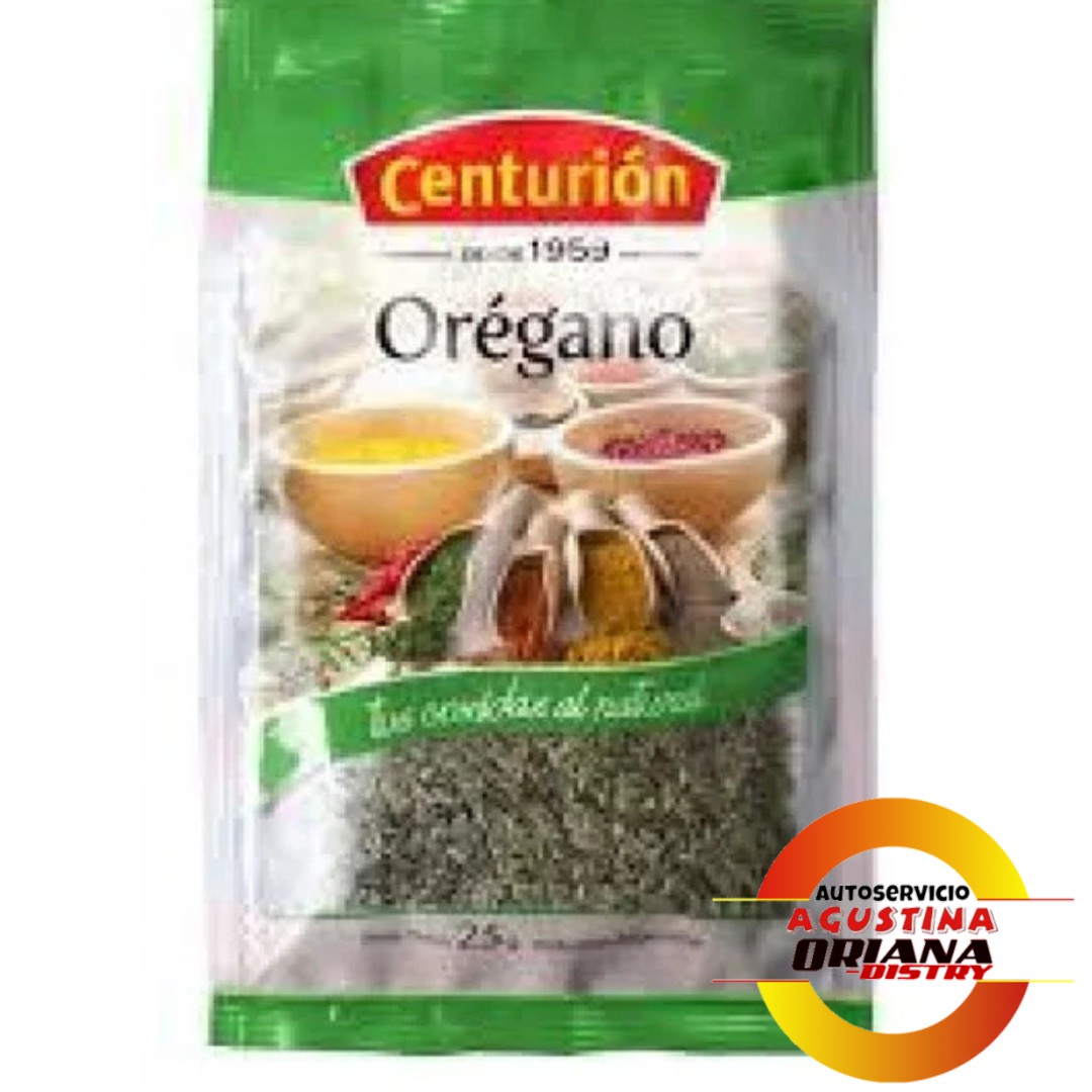 CONDIMENTO OREGANO 25G CENTURION