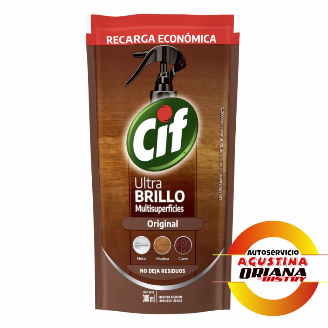 CIF ULTRA BRILLO DOYP X 380ML