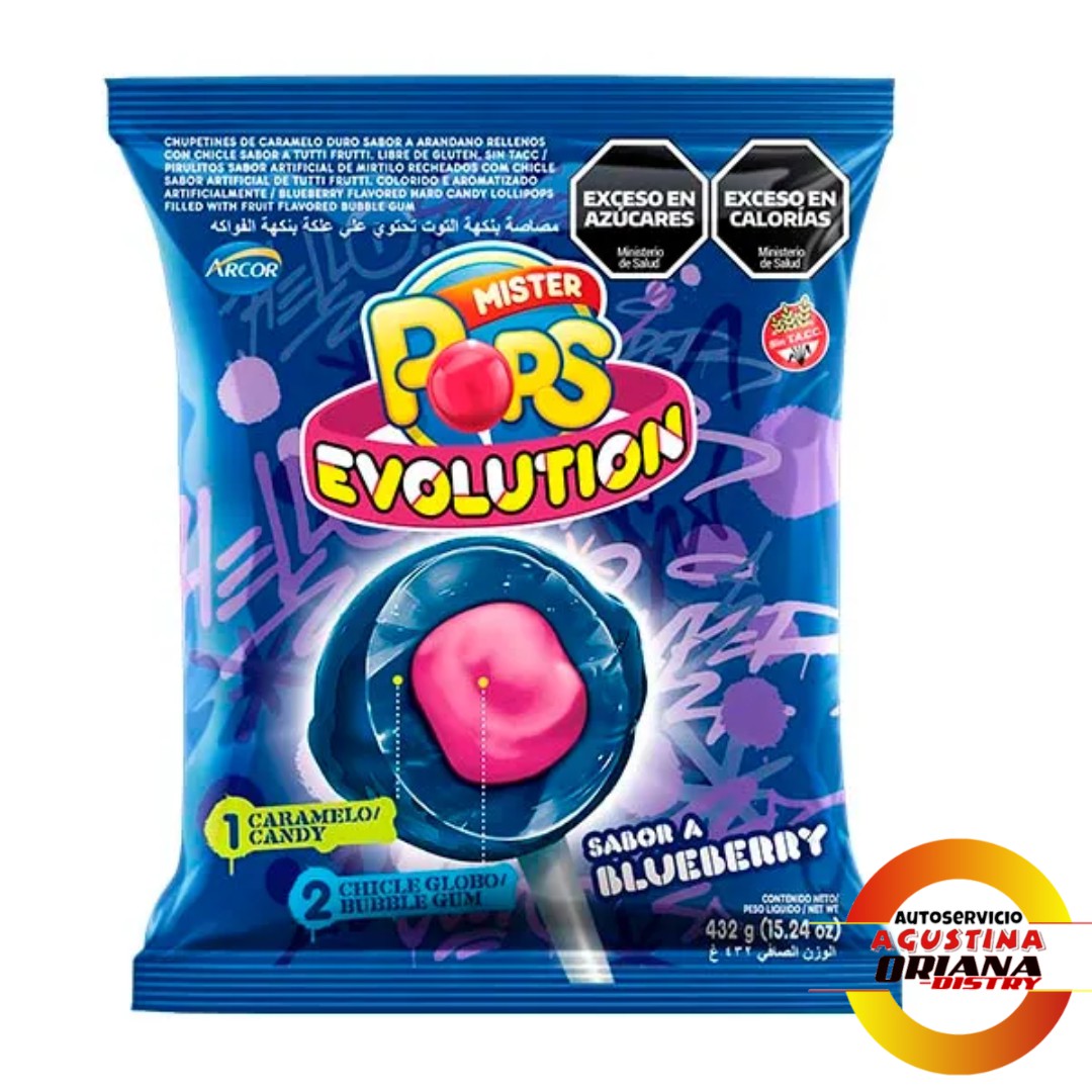 CHUPETIN POP`S EVOLUTION BLUEBERRY