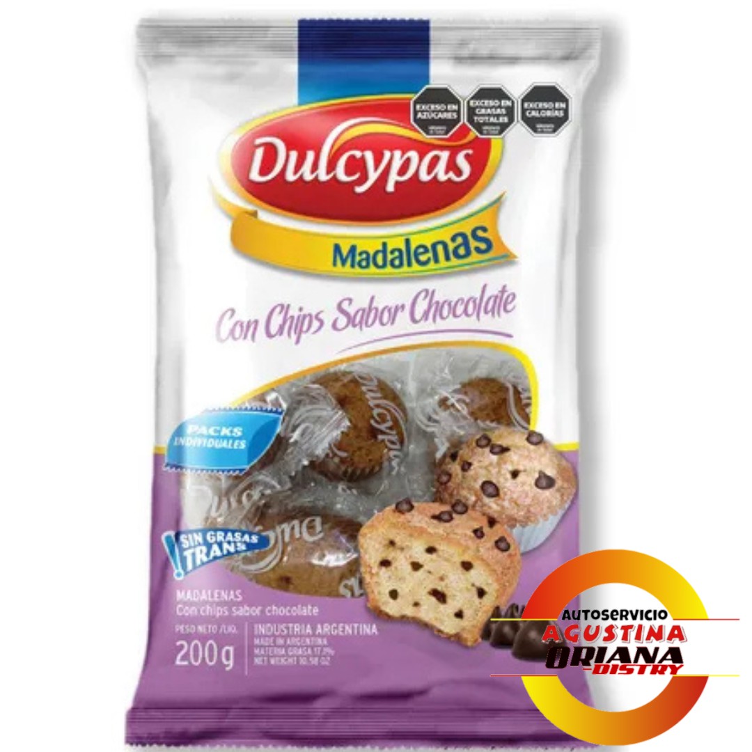 GALLETITAS MAGDALENA 200G DULCYPAS MARMOLADAS