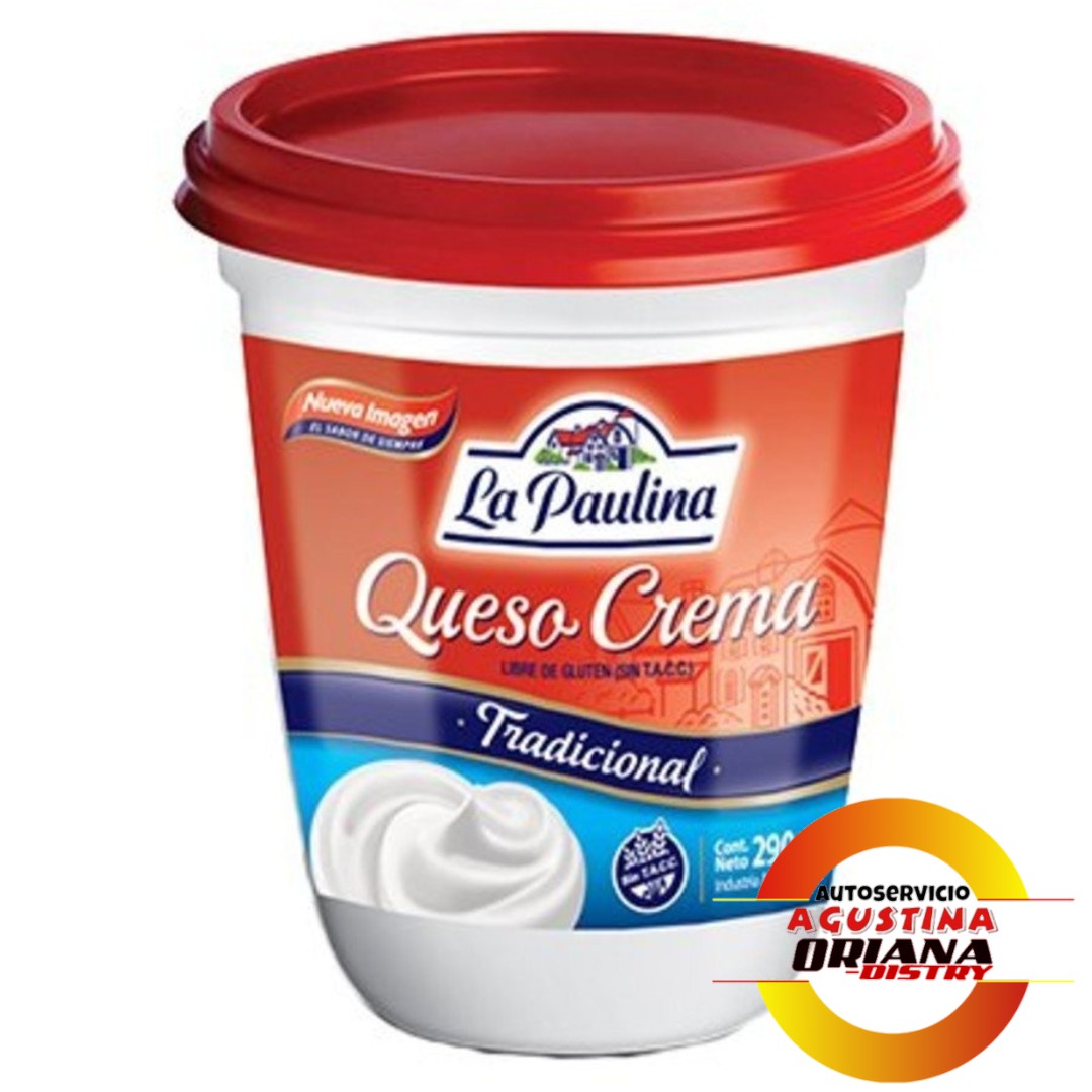 QUESO CREMA LA PAULINA  290G TRADICIONAL