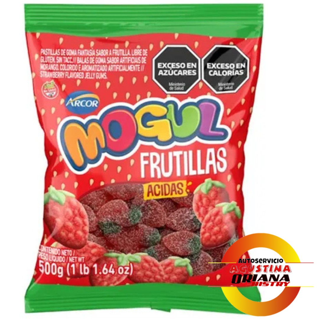 GOMITAS MOGUL 500G FRUTILLA ACIDA 500G