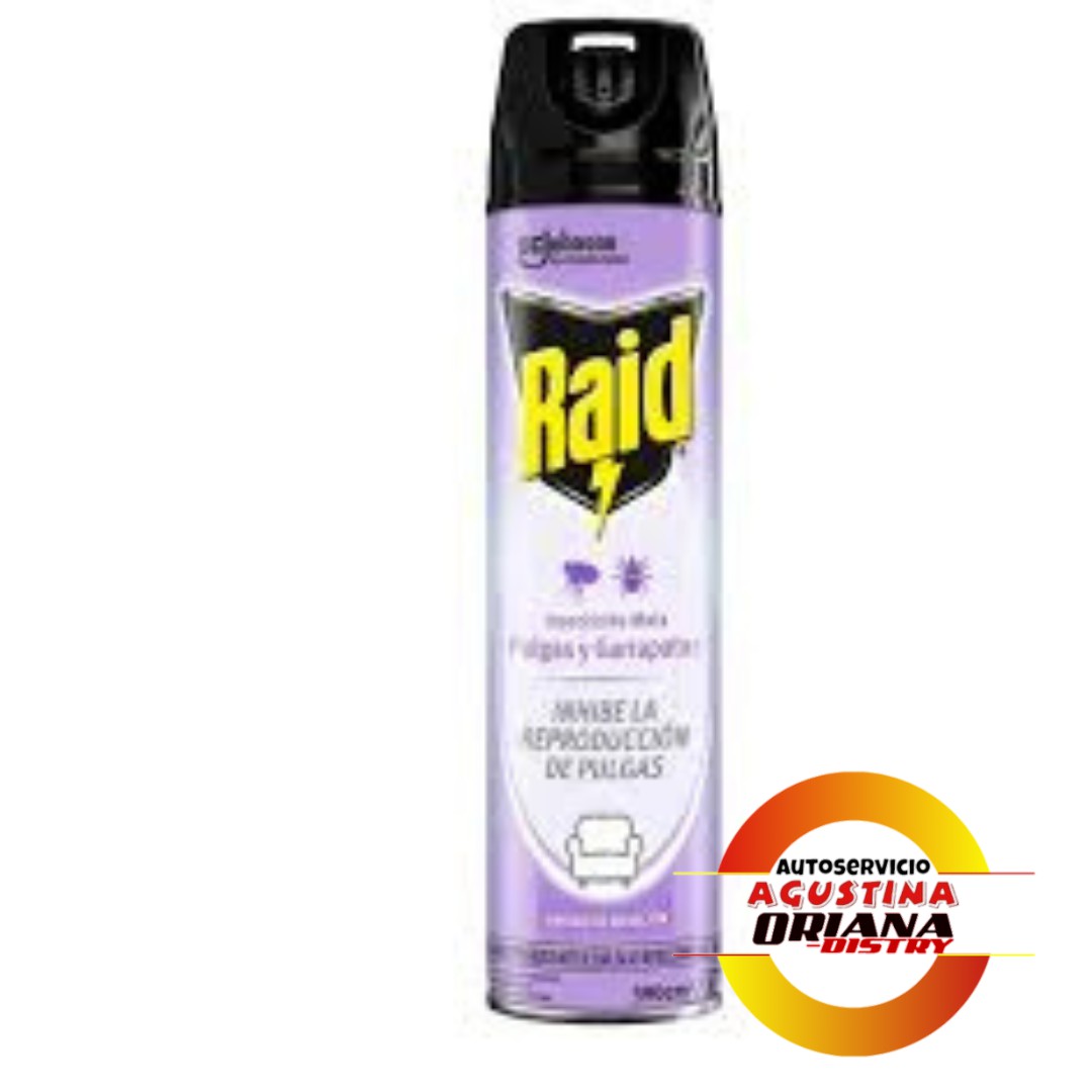 INSECTICIDA AEROSOL RAID PULGAS Y GARRAPATAS