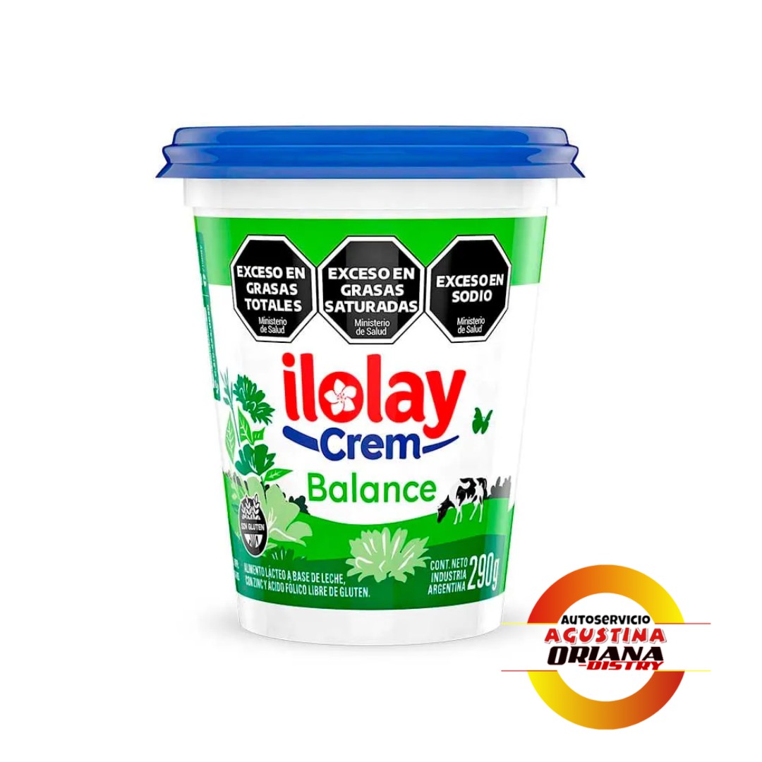 QUESO CREMA ILOLAY 290G BALANCE
