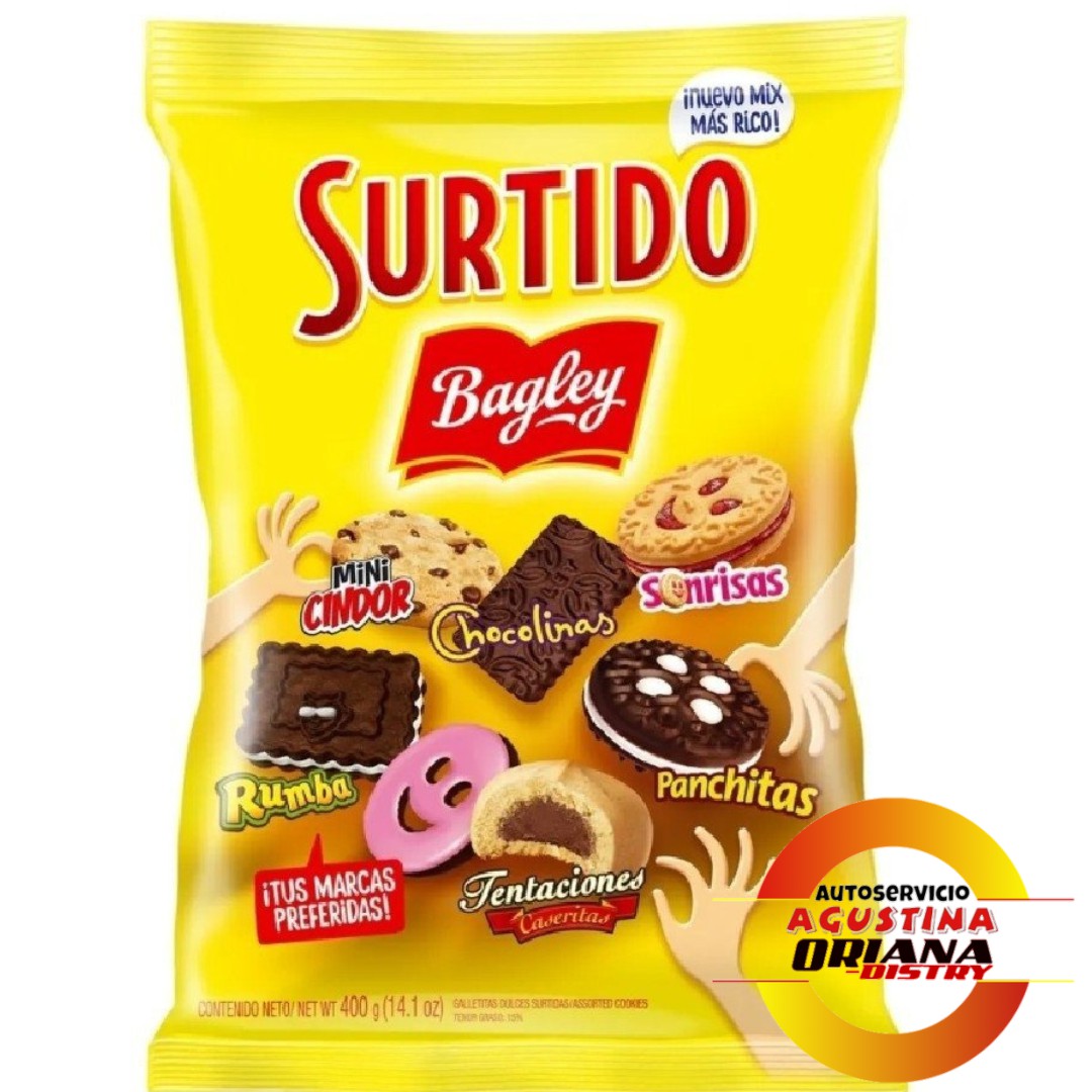 GALLETITAS 400G SURTIDAS BAGLEY