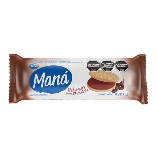 GALLETITAS MANA RELLENAS CHO X1