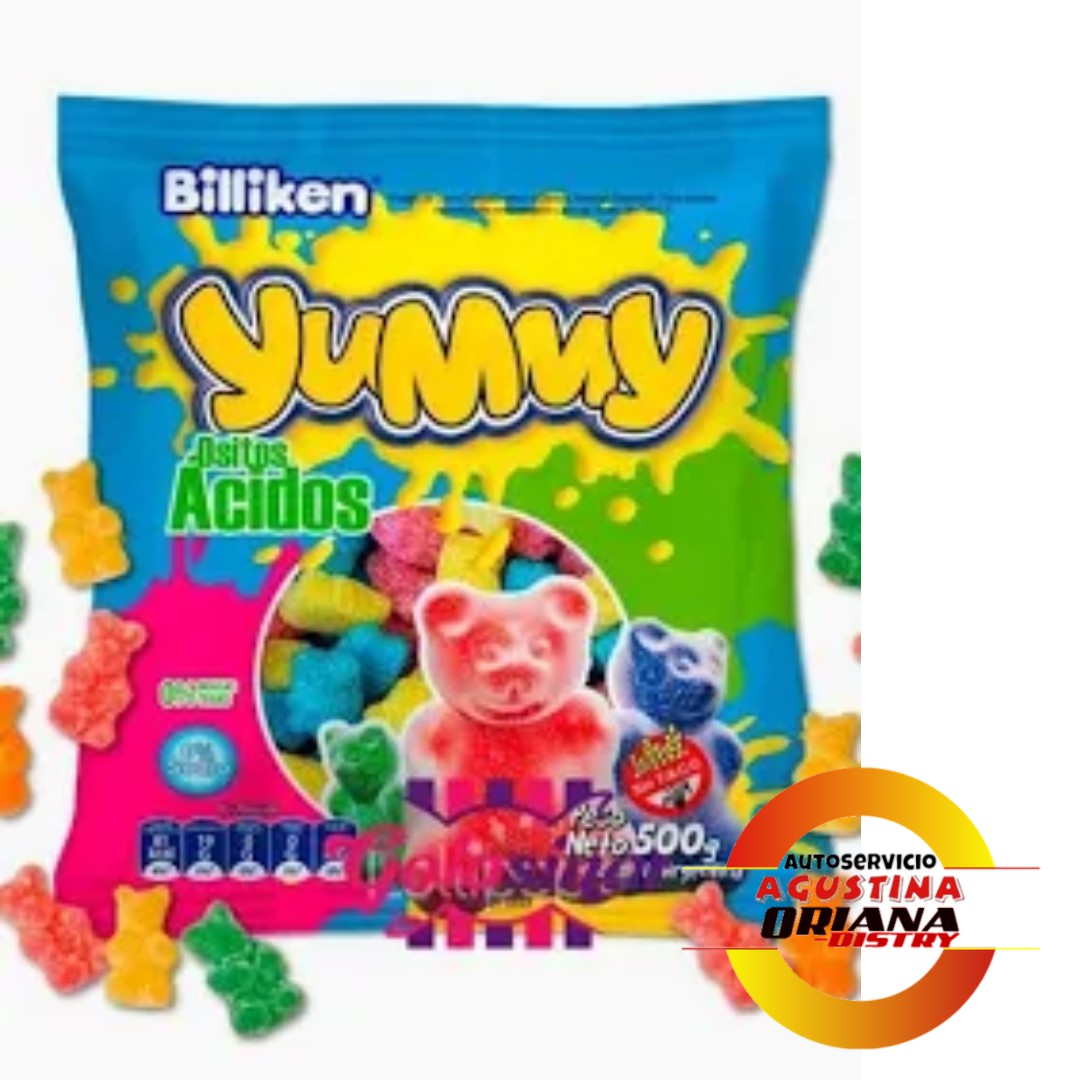 YUMMY 500G OSITOS ACIDOS