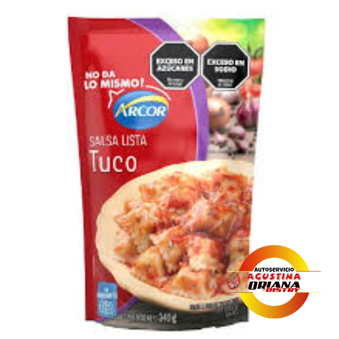 SALSA LISTA ARCOR TUCO 340G