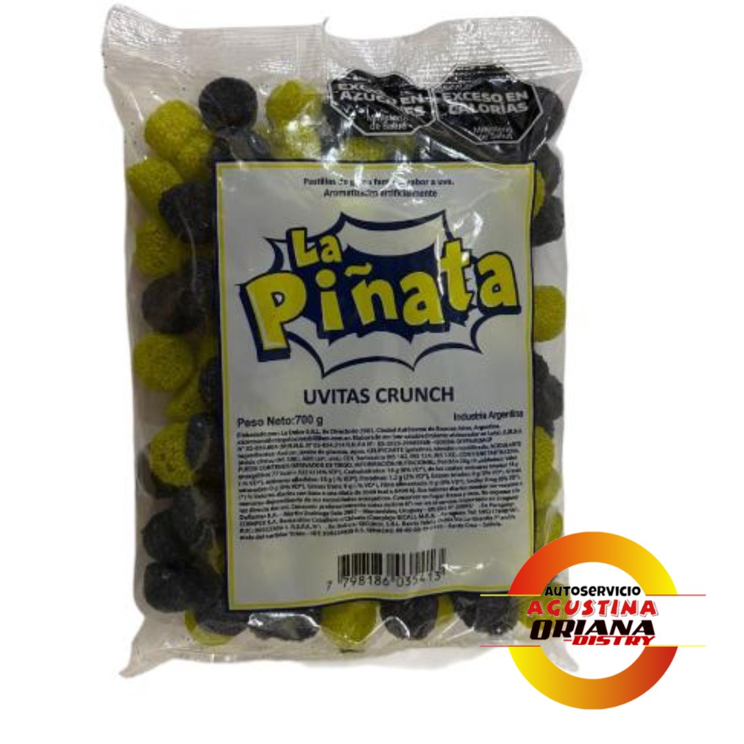 GOMITAS LA PIÑATA 700G MENTA