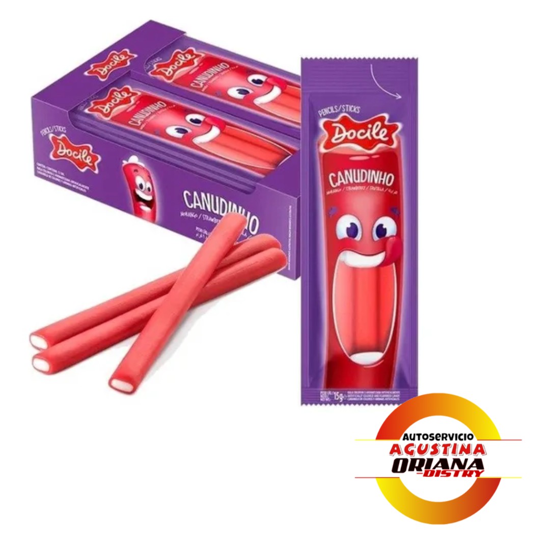 GOMITAS DOCILE STICKS 15G ACIDA LILA
