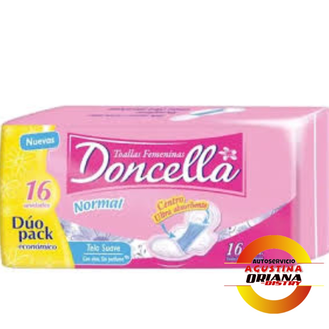 TOALLAS DONCELLA X16 NORMAL ROSA