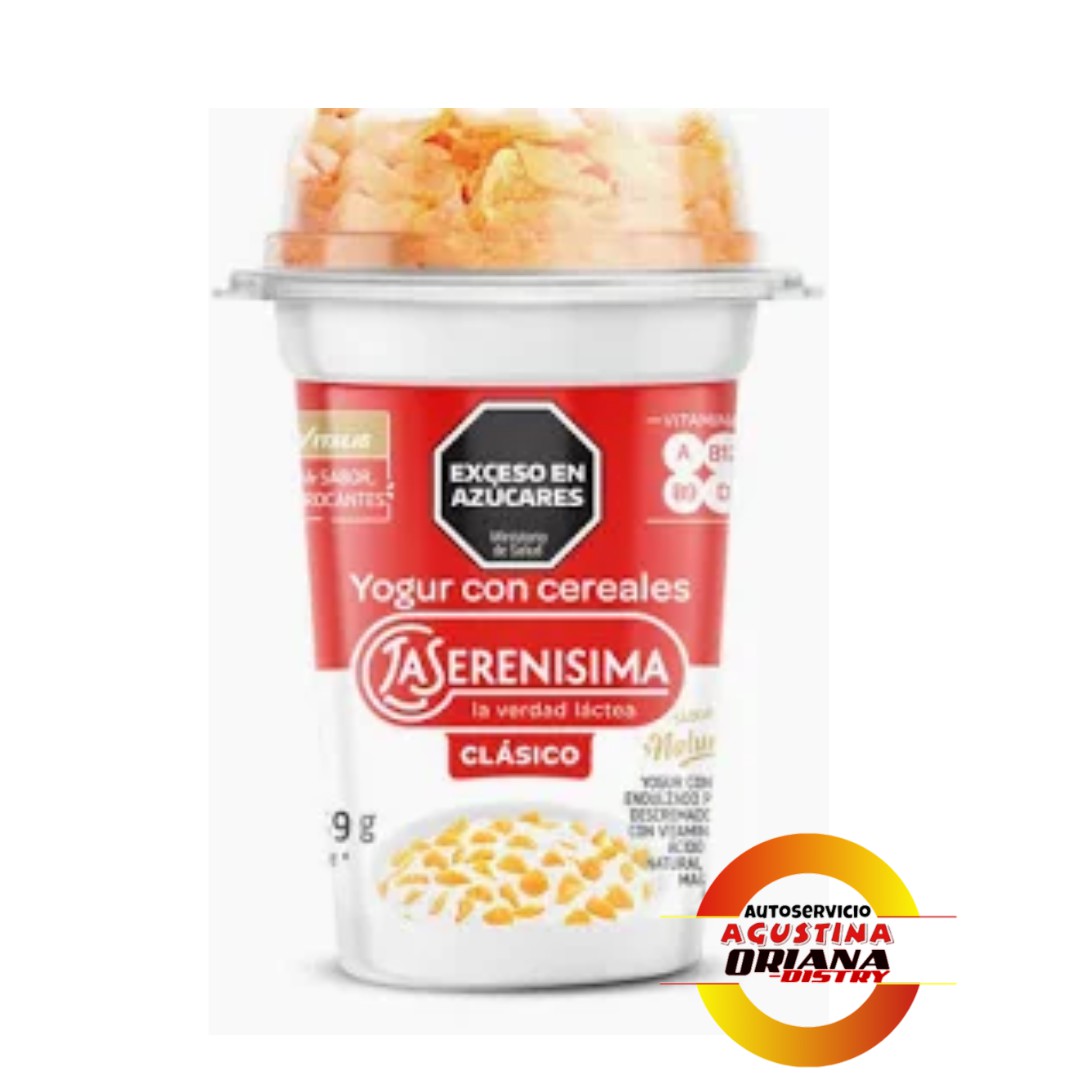 YOGUR CON CEREAL SERENISIMA