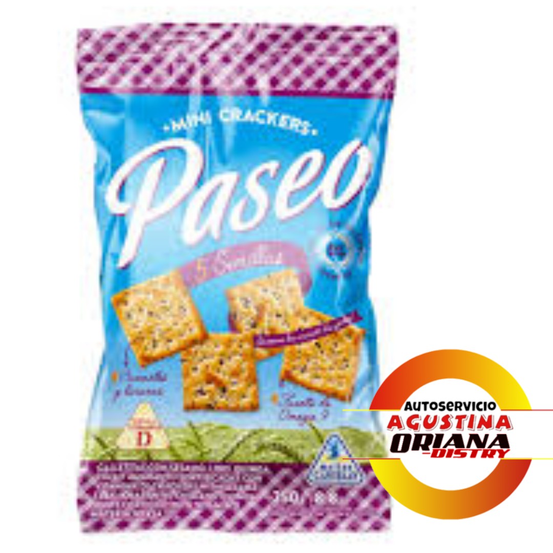 GALLETITAS PASEO 5 SEMILLAS 250G