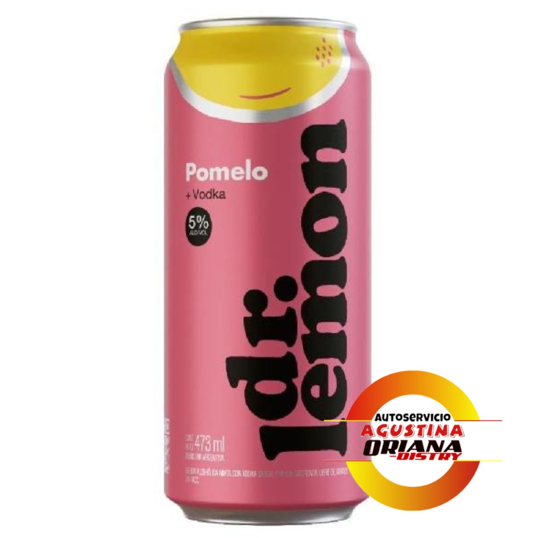 VODKA 473ML DR LEMON LATA POMELO