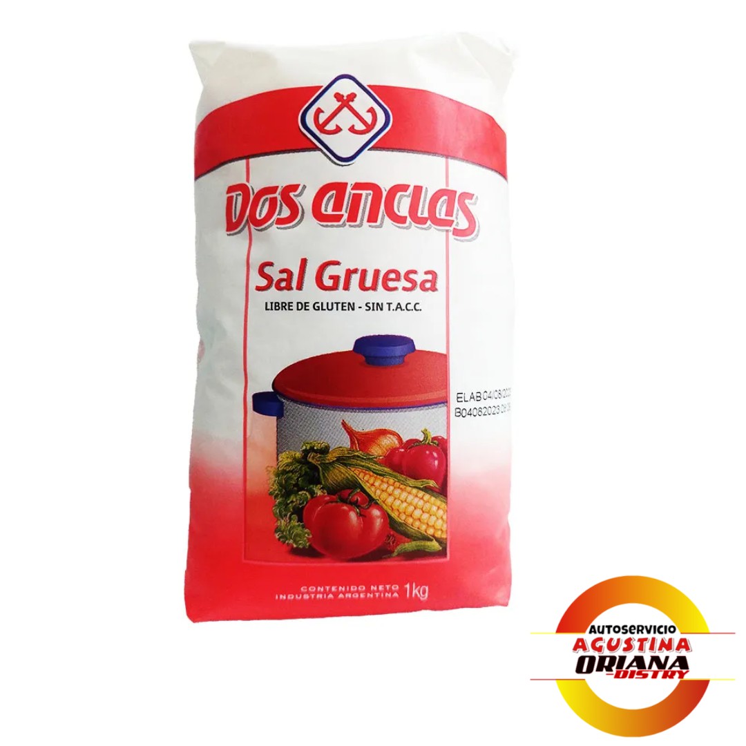 SAL GRUESA DOS ANCLAS PAQ 1K
