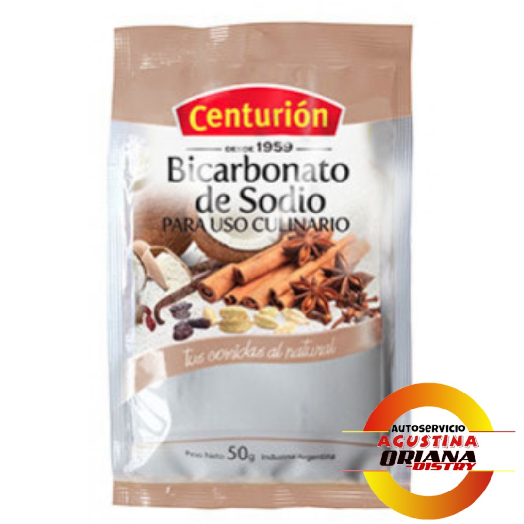 CONDIMENTO BICARBONATO 50G CENTURION