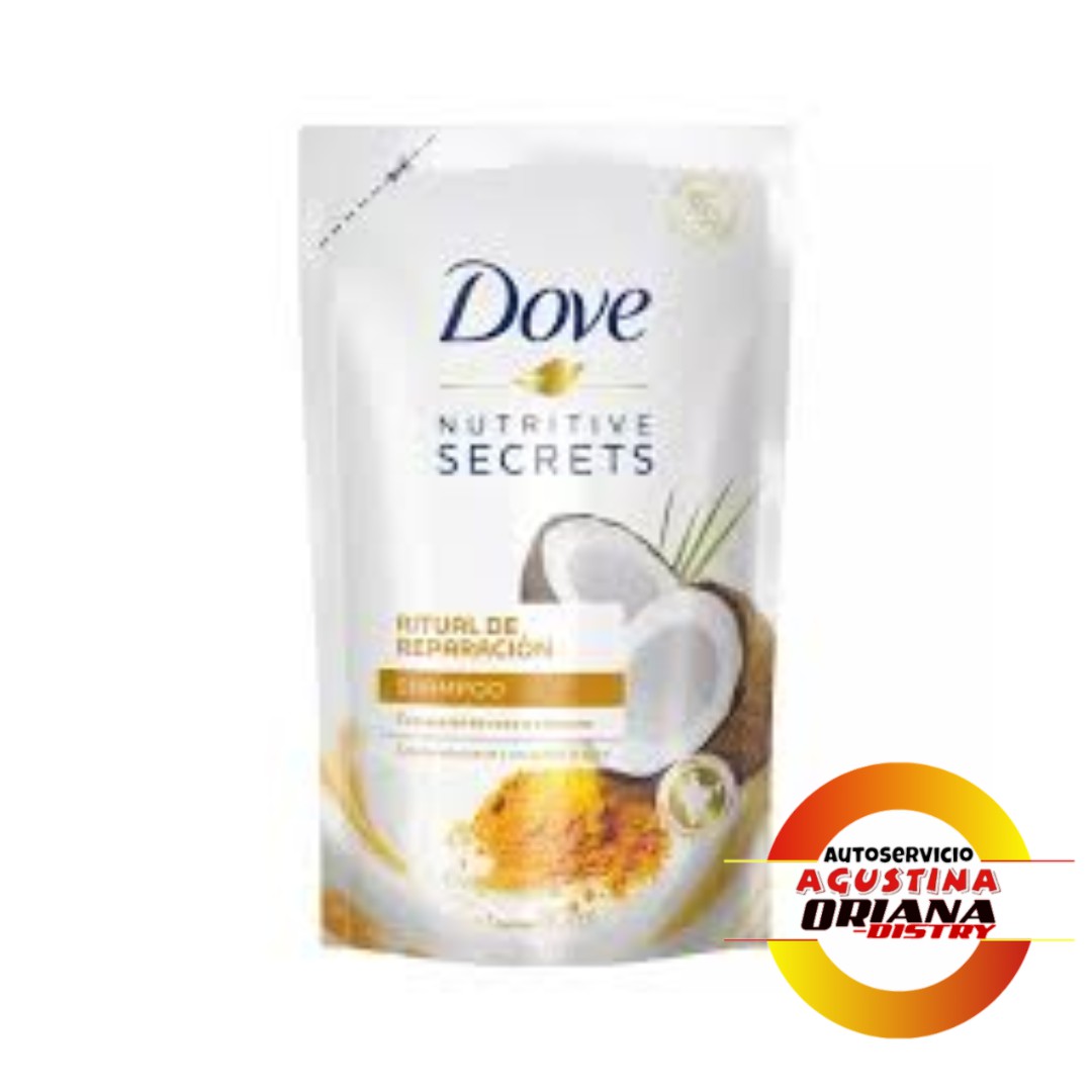 SHAMPOO DOVE 180ML RITUAL DE REPARACION ECO-PACK
