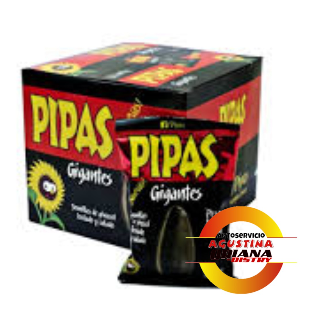 PIPAS GIGANTES NEGRA X12