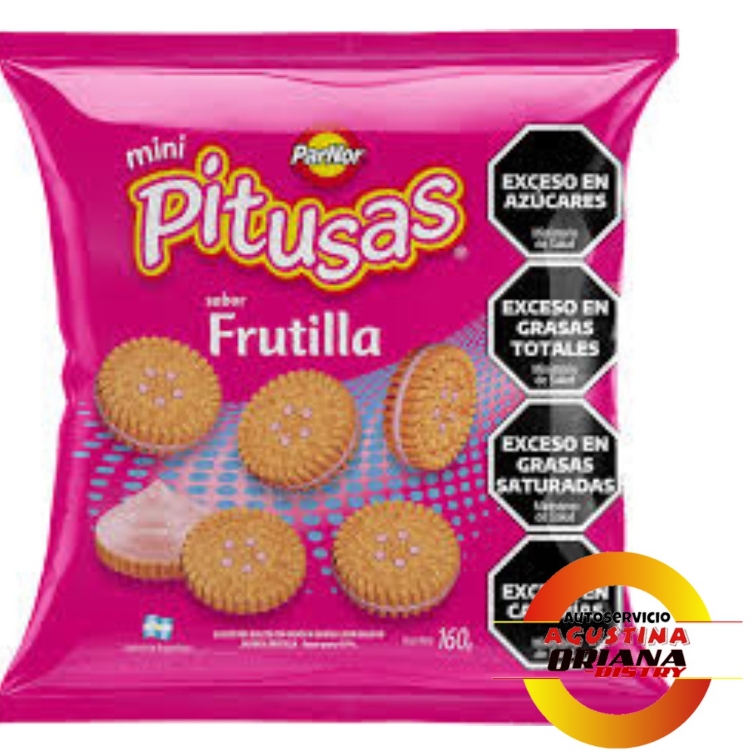 GALLETITAS PITUSAS 160G FRUTILLA