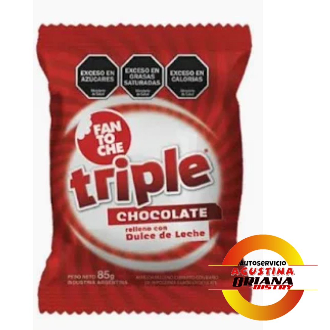ALFAJOR FANTOCHE TRIPLECHOCOO