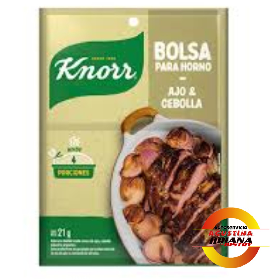 KNORR BOLSA HORNO AJO & CEBOLLA