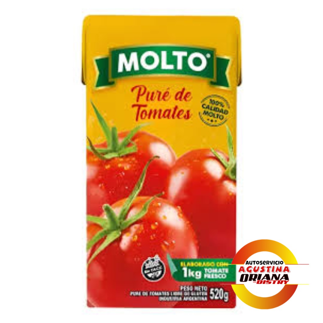 PURE DE TOMATE MOLTO 520G