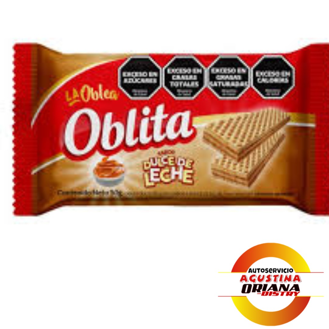 GALLETITAS OBLITA 50G DULCE DE LECHE