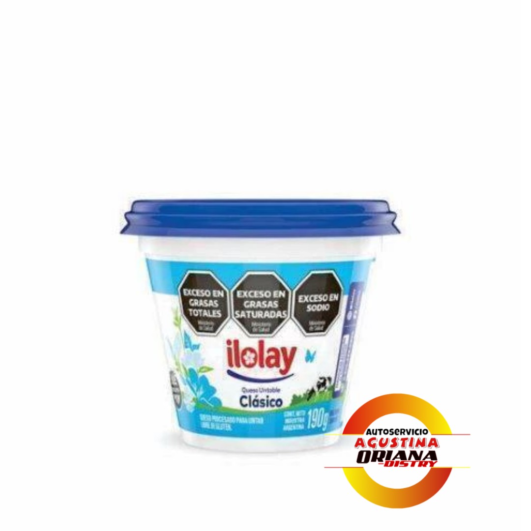 QUESO ILOLAY UNTABLE CLASICO 190G