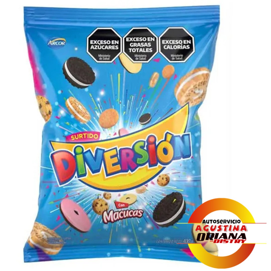 GALLETITAS SURTIDO DIVERSION 400G