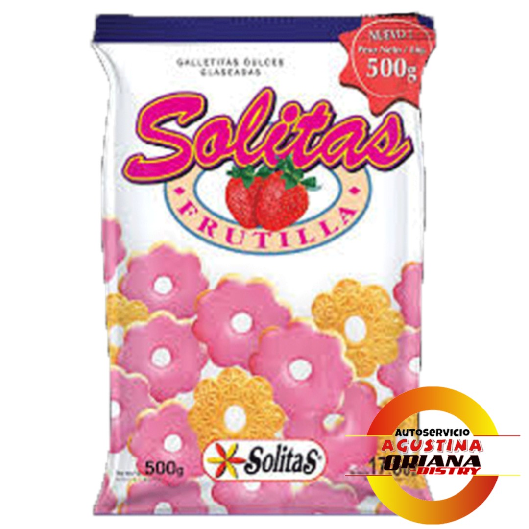 GALLETITAS SOLITAS 500G FRUTILLA